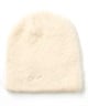 6KNOT シックスノット スノーボード ビーニー レディース ニット帽 SHAGGY BEANIE ムラサキスポーツ 24-25モデル LX J24(WHITE-ONESIZE)