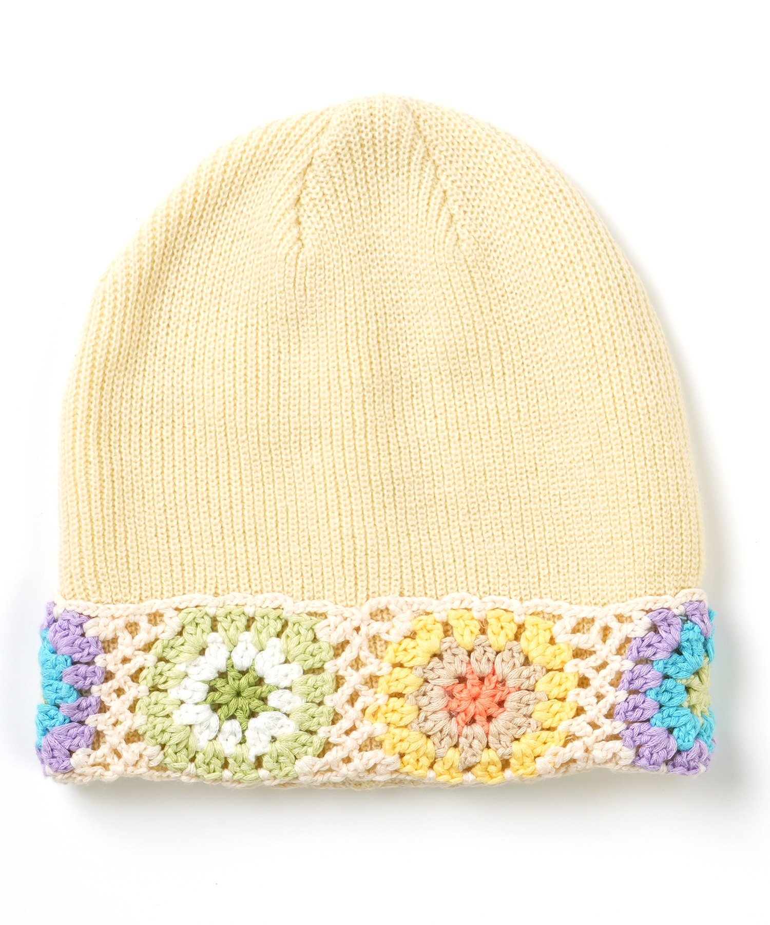 6KNOT シックスノット スノーボード ビーニー レディース ニット帽 CROCHET BEANIE ムラサキスポーツ 24-25モデル LX J24(WHITE-ONESIZE)