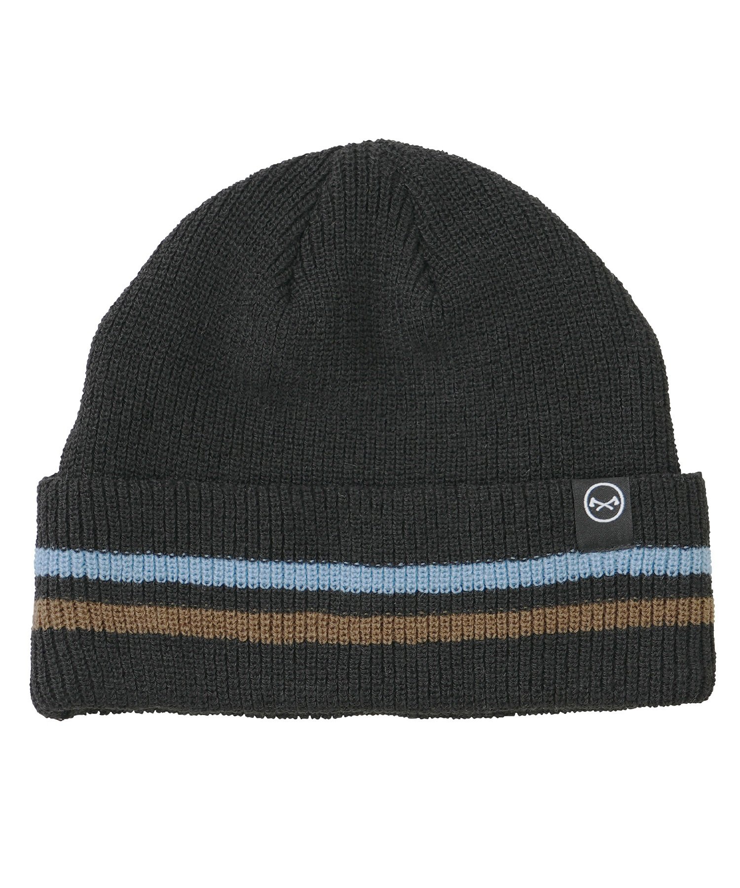 ANTHEM アンセム スノーボード ビーニー ユニセックス ニット帽 STRIPES BEANIE ムラサキスポーツ 24-25モデル LX J10(WHITE-ONESIZE)