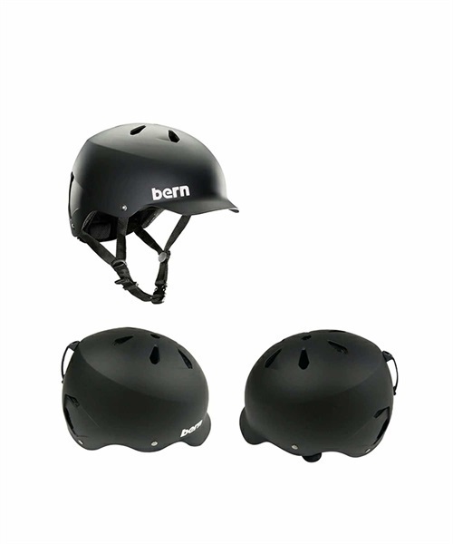 スノーボード ヘルメット bern バーン BE-SM25P20MBK WATTS+ ワッツ KK