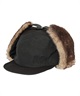 スノーボード ファーキャップ キャップ 防寒 eb's エビス FUR CAP 23-24モデル ムラサキスポーツ KK J6(OLIVE-ONESIZE)