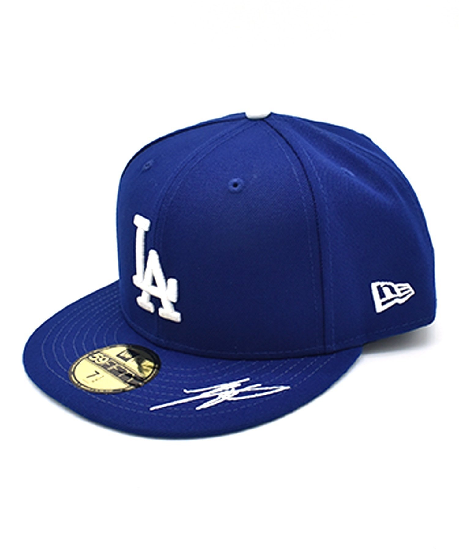 NEW ERA ニューエラ 59FIFTY Shohei Ohtani Signature Collection ロサンゼルス・ドジャース サイン ダークロイヤル キャップ 帽子 14384008(DROY-7)