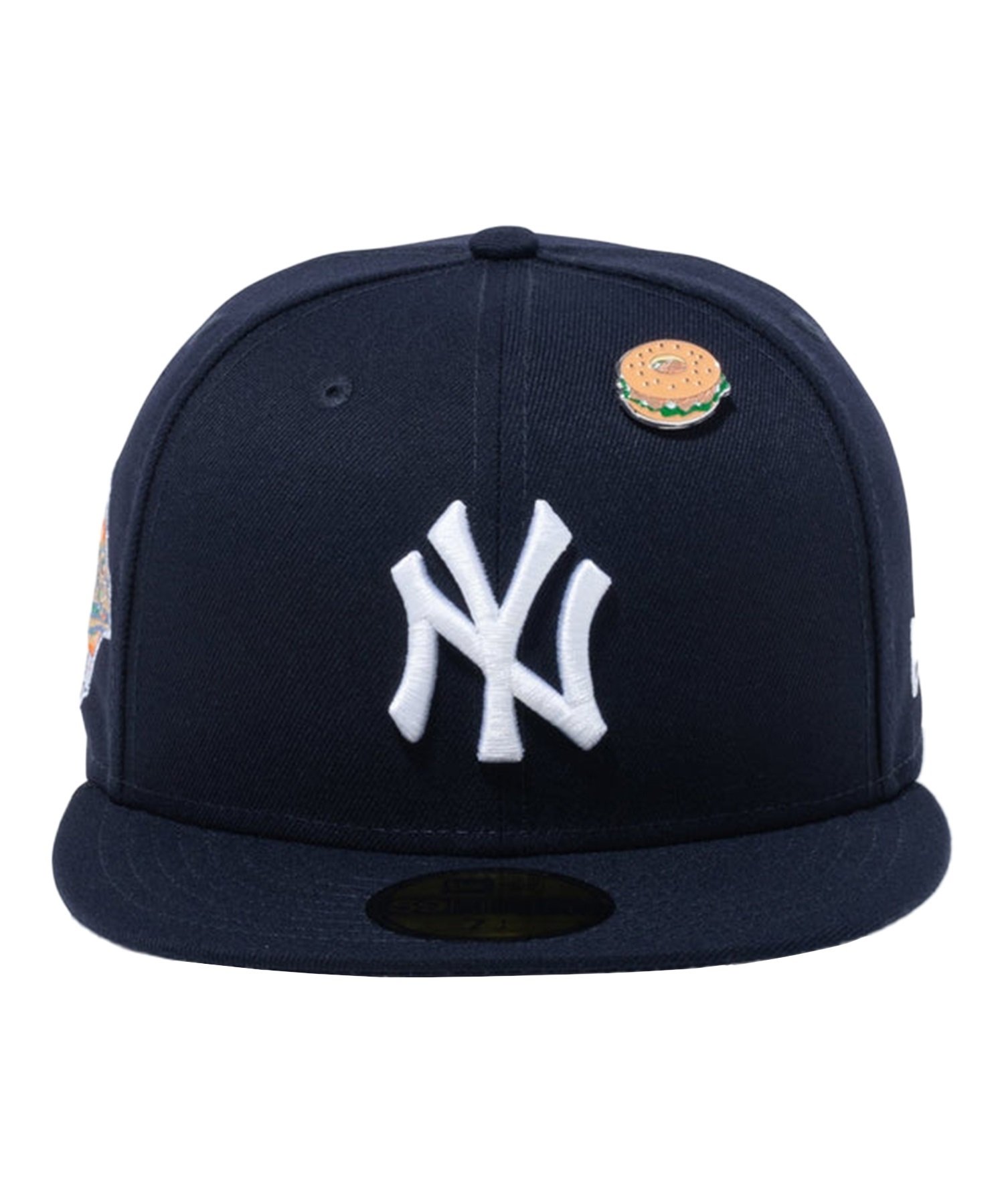 NEW ERA ニューエラ 59FIFTY Local Dishes ニューヨーク・ヤンキース サーモンベーグル ネイビー キャップ 帽子 14109886(NVY-7)