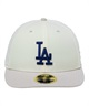 NEW ERA/ニューエラ LP 59FIFTY White Pack ロサンゼルス・ドジャース クローム ストーンバイザー 14109463 キャップ(CRST-7)