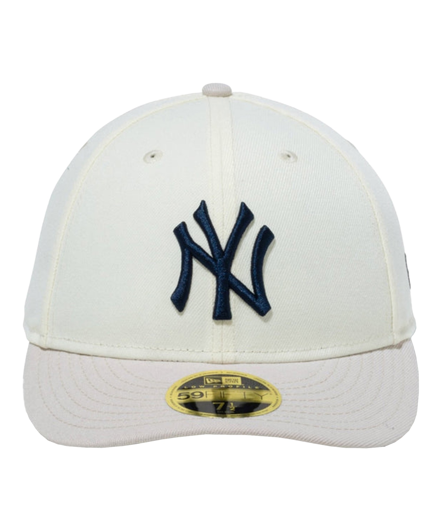 NEW ERA/ニューエラ LP 59FIFTY White Pack ニューヨーク・ヤンキース クローム ストーンバイザー 14109457 キャップ(CRST-7)