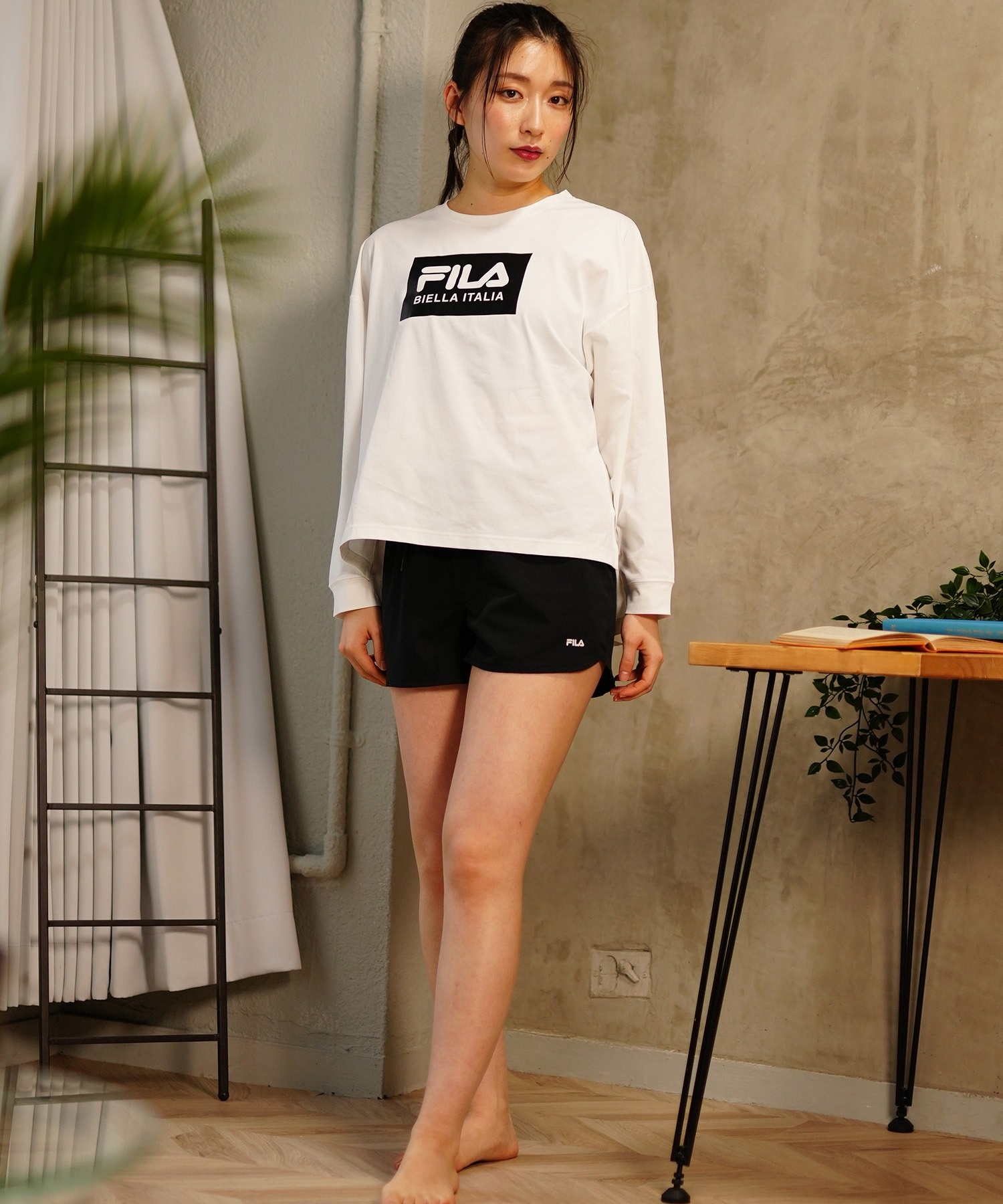 FILA/フィラ 324050 レディース 水着  4点セット(BK-7号)