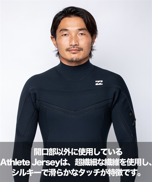 BILLABONG ビラボン LCZ WITH ITADAKI 頂 3X2 メンズ ウェットスーツ フルスーツ ムラサキスポーツ KK B23(BLK-M)