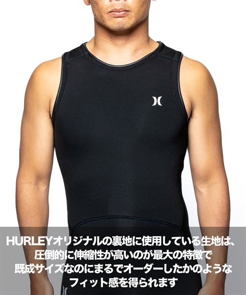 Hurley ハーレー NZ ADVANTAGE+ 2X2mm MZLJAD23 メンズ ウェットスーツ ロングジョン ムラサキスポーツ KK D12(BK-M)