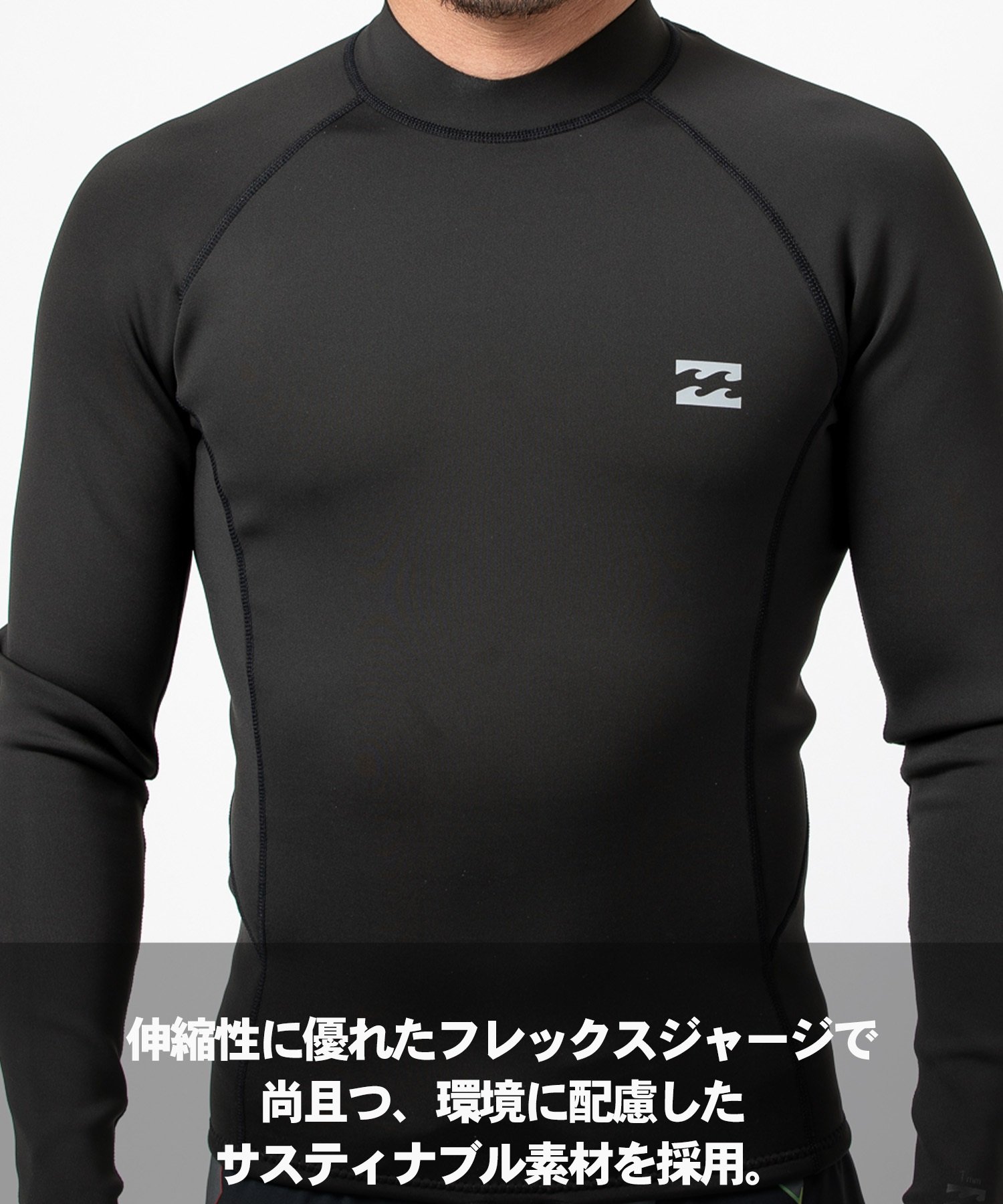 BILLABONG ビラボン LJK NZ ABSOLUTE 1ｍｍ BE011-881 メンズ ウェットスーツ ジャケット ムラサキスポーツ(BLK-M)