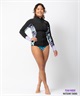 ROXY ロキシー LJK FZ SWELL SERIES 2mm RWT241703 レディース ウェットスーツ ロングジャケット ムラサキスポーツ(BLK-M)