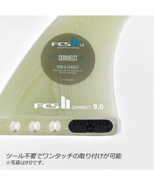 FCS2 エフシーエスツー CONNECT PG LB FIN 6 コネクト FCON-PG02-LB60R サーフィン フィン II C14(CLEAR-6.0)