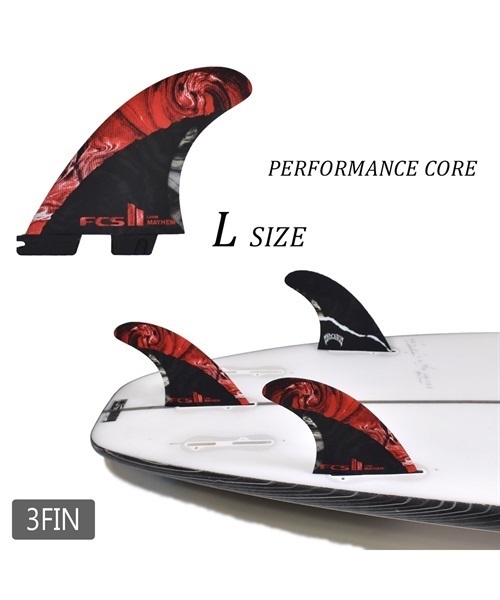 FCS2 エフシーエスツー Matt Biolos Tri Fins PC CB マット・バイオロス FMBM-CC04 フィン サーフィン II C7(RED-L)