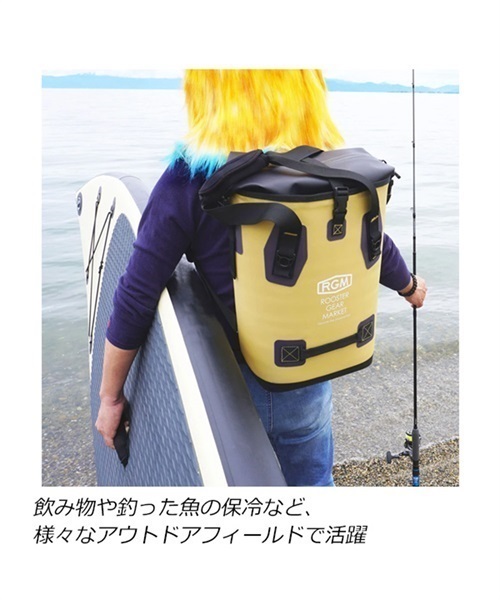 ROOSTER GEAR MARKET ルースターギアマーケット BACK PACK COOLER バックパッククーラー 1600030 保冷バッグ 15L フィッシング 小物 釣り HH A12(SAND-F)