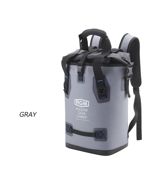 ROOSTER GEAR MARKET ルースターギアマーケット BACK PACK COOLER バックパッククーラー 1600030 保冷バッグ 15L フィッシング 小物 釣り HH A12(GRAY-F)