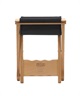 ROOSTER GEAR MARKET ルースターギアマーケット WOOD STOOL 折り畳み 椅子 コンパクト RGM ムラサキスポーツ(BLACK-ONESIZE)