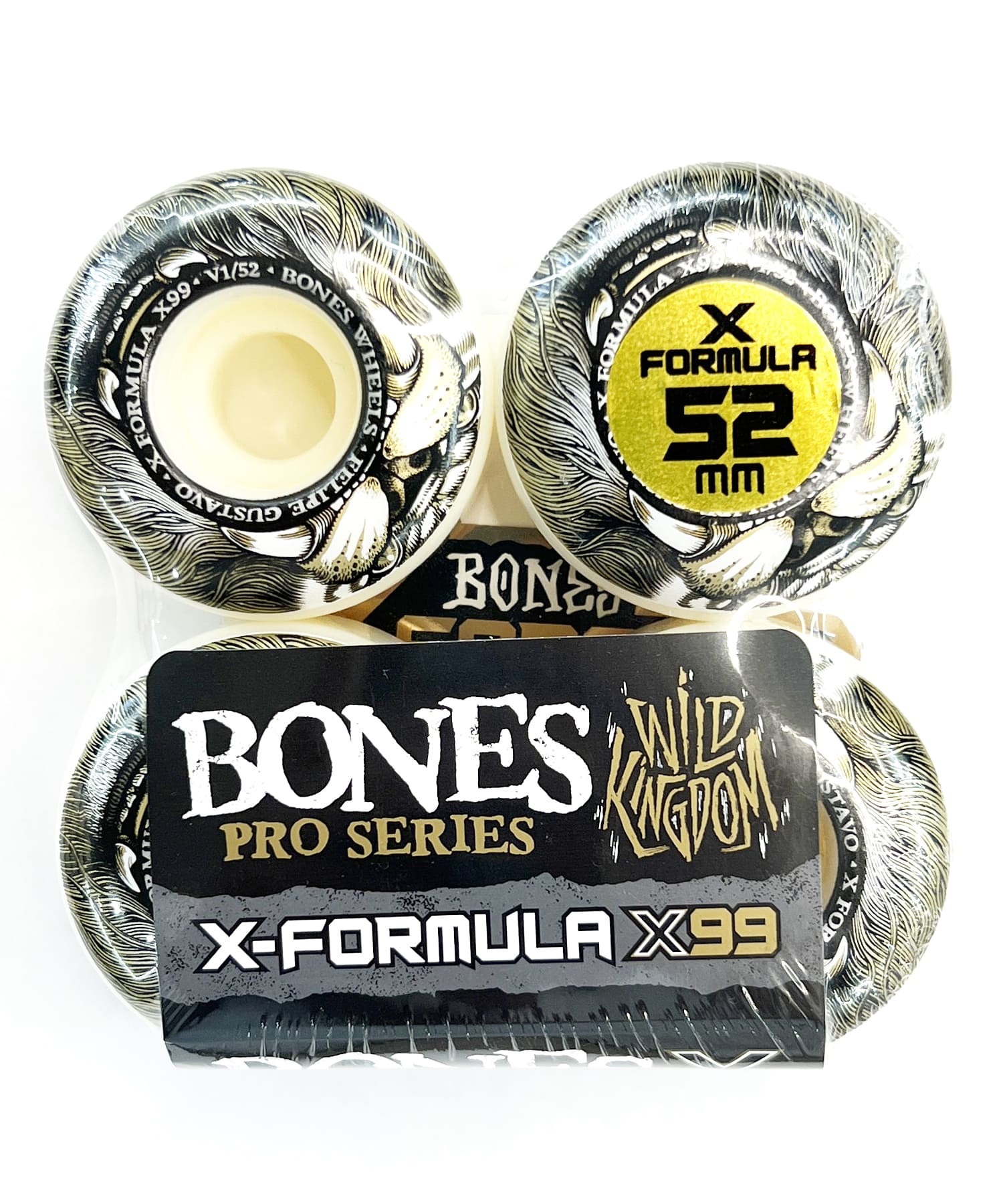 BONES WHEELS ボーンズ ウィール スケートボード ウィール X-FORMULA GUSTAVO MANEEVENT 52mm 99A V1(WT-52mm)