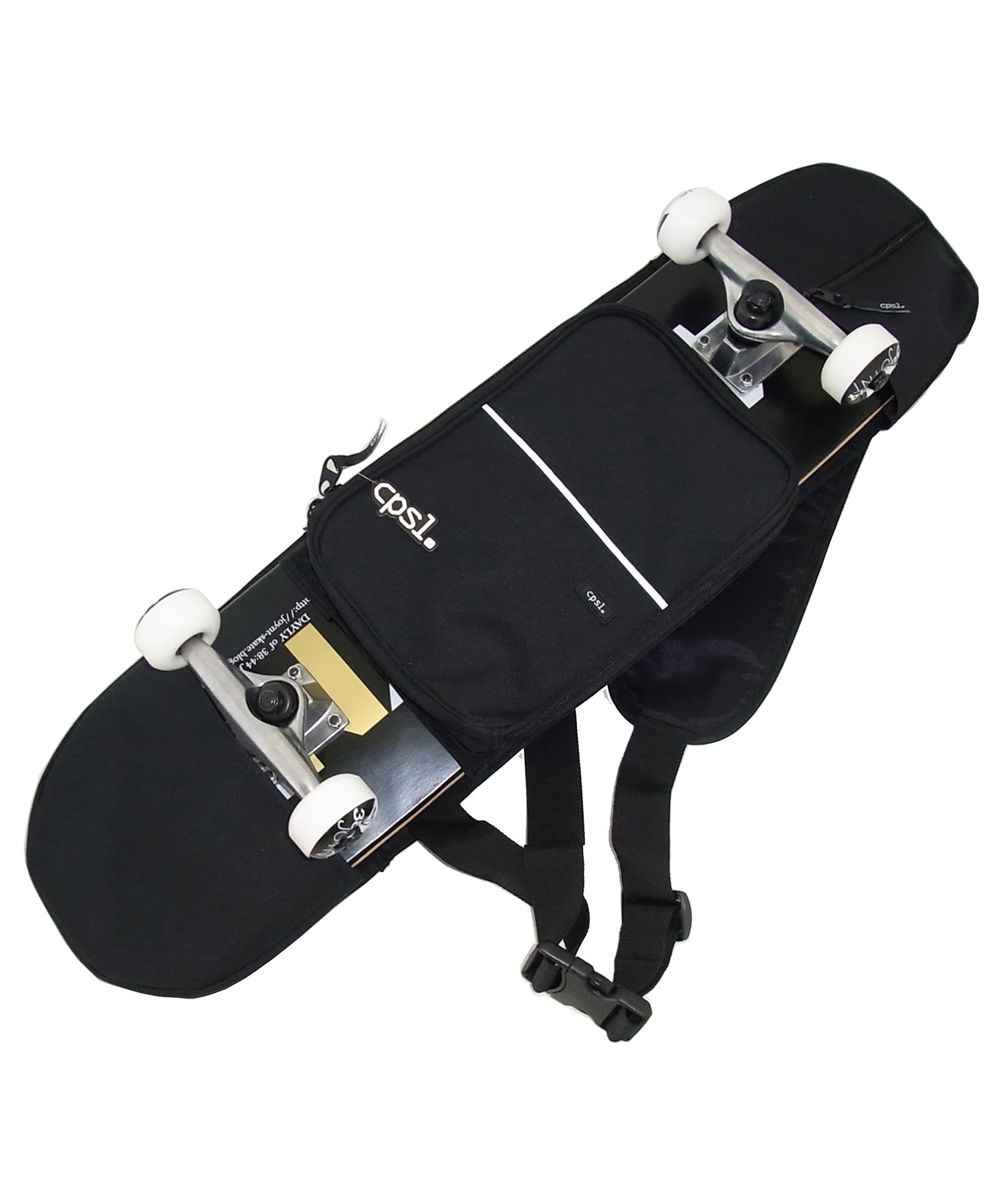 スケートボード ケース CPSL カプセル SKATEBAG 1 BCL18 KK J24(BK-ONESIZE)