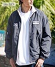 【ムラサキスポーツ別注】THRASHER/スラッシャー メンズ リバーシブルジャケット ナイロン/フリース 23MS-JKT1(BLK-M)