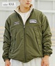 【ムラサキスポーツ別注】THRASHER/スラッシャー メンズ リバーシブルジャケット ナイロン/フリース 23MS-JKT1(GRY-M)