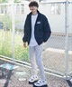 【ムラサキスポーツ別注】THRASHER/スラッシャー メンズ リバーシブルジャケット ナイロン/フリース 23MS-JKT1(KHA-M)