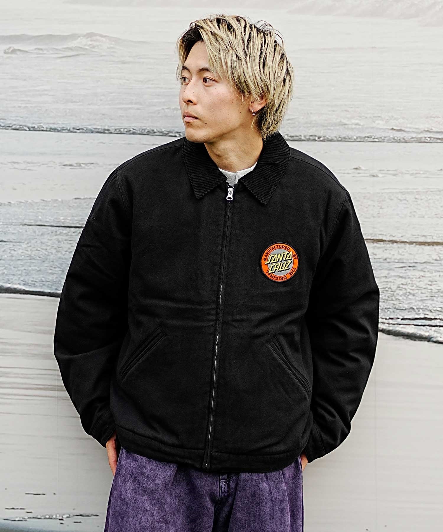 【ムラサキスポーツ限定】 SANTACRUZ/サンタクルーズ メンズ ワークジャケット 502233103 ムラサキスポーツ限定(W/BLK-M)