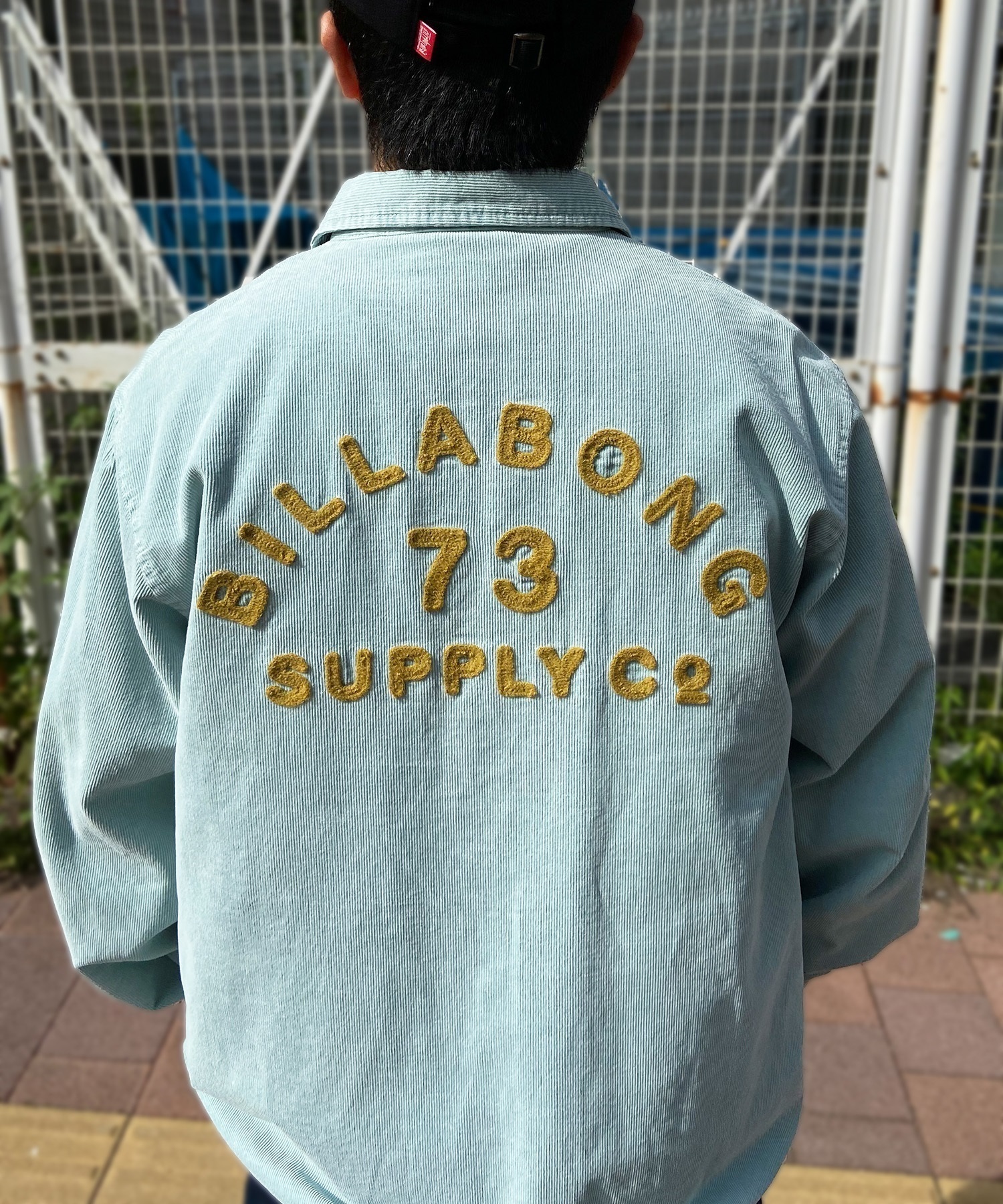 BILLABONG/ビラボン メンズ コーチジャケット コーデュロイ チェーン刺繍 バックロゴ BE011-750(MST-M)