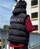 【クーポン対象】RVCA/ルーカ メンズ 中綿ベスト バックロゴ ２WAY BD042-789(BLK-S)