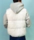 DC/ディーシー 23 PADDED VEST23 パデッド ベスト オーバーサイズ ワンポイント 撥水 ストレッチ DJK234054(WHT-M)