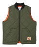 POLER ポーラー NC/NWDIAMOND QUILTED VEST 233MCV0017 メンズ ベスト(BLACK-M)