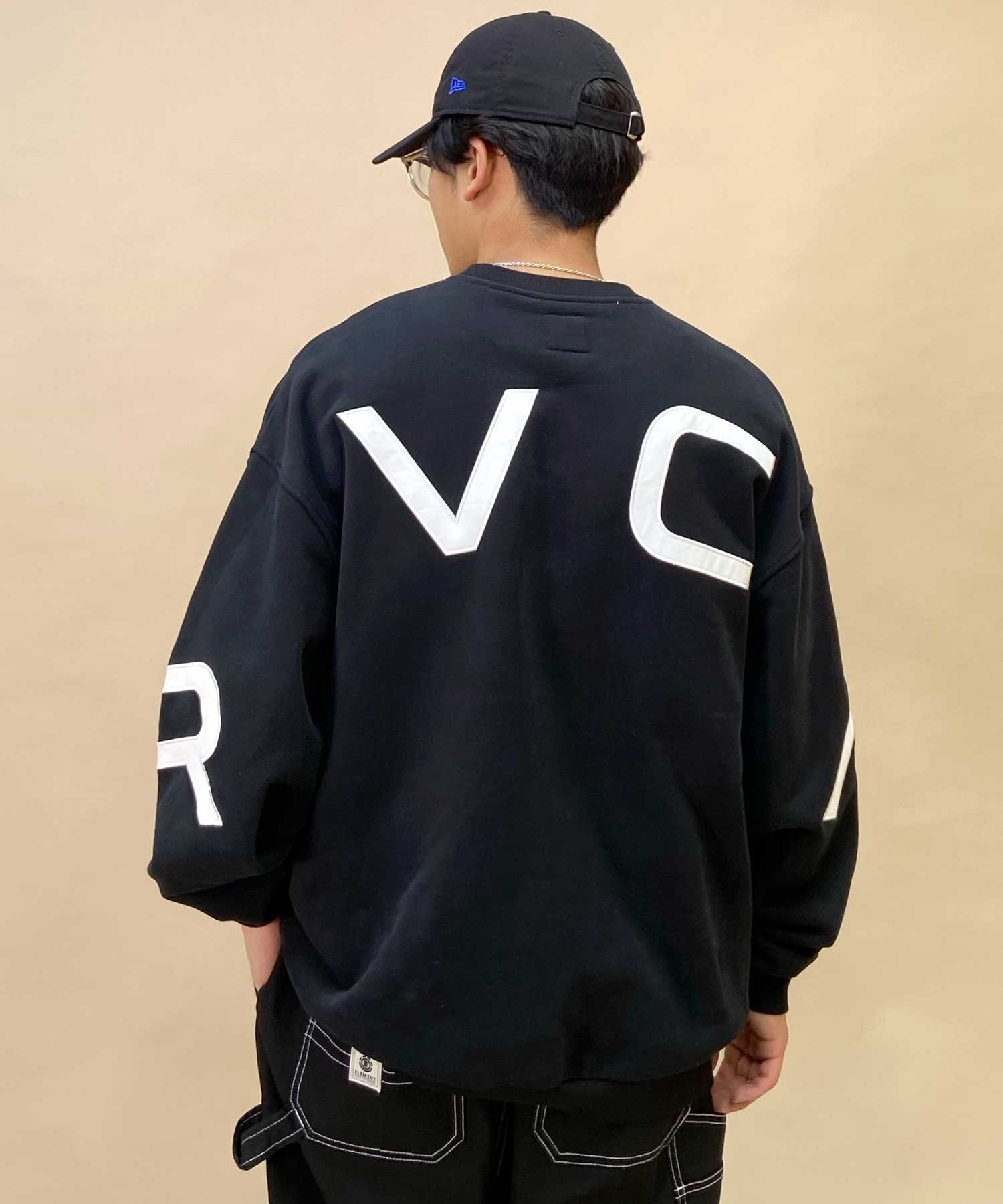 RVCA/ルーカ FAKE RVCA CR メンズ トレーナー クルーネック スウェット