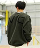 RVCA/ルーカ FAKE RVCA CR メンズ トレーナー クルーネック スウェット バックプリント 裏起毛 BD042-150(GSG0-S)