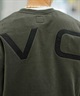 RVCA/ルーカ FAKE RVCA CR メンズ トレーナー クルーネック スウェット バックプリント 裏起毛 BD042-150(ANW-S)