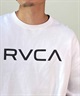 【クーポン対象】RVCA/ルーカ BIG RVCA CR メンズ トレーナー クルーネック スウェット オーバーサイズ 裏起毛 BD042-151(BLK-S)