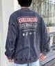 CHILLAX/チラックス メンズ スウェットトレーナー バンドTEE オーバーサイズ 234OO1TR093CL(BLK-4-M)