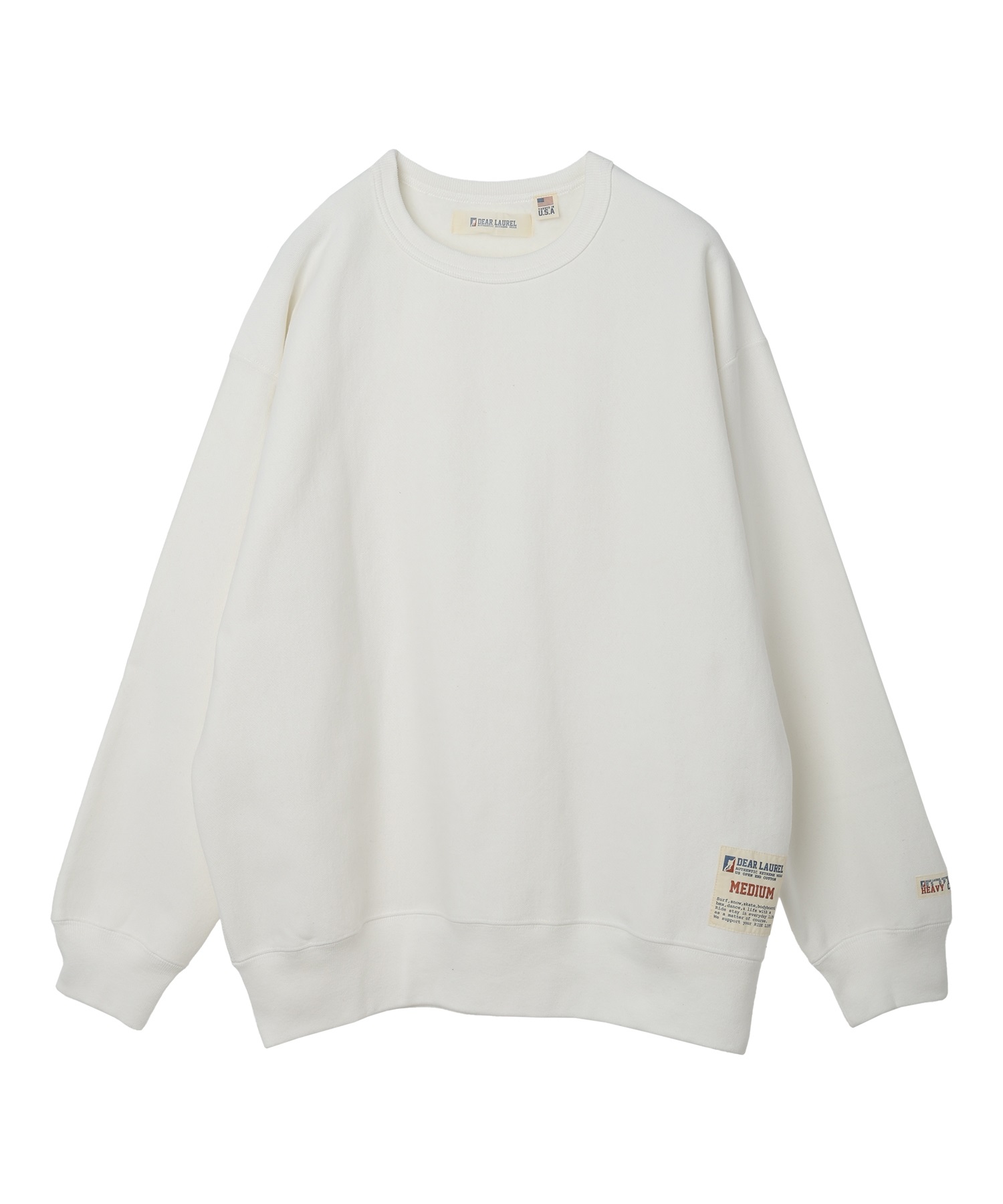 DEAR LAUREL ディアローレル MUJI D23F1104 メンズ トレーナー(GRY-M)