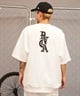 RVCA ルーカ OE HALF SWEAT CREW メンズ 半袖 トレーナー クルーネック バックプリント セットアップ対応 BE041-005(WHT-S)