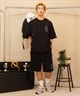 RVCA ルーカ OE HALF SWEAT CREW メンズ 半袖 トレーナー クルーネック バックプリント セットアップ対応 BE041-005(WHT-S)