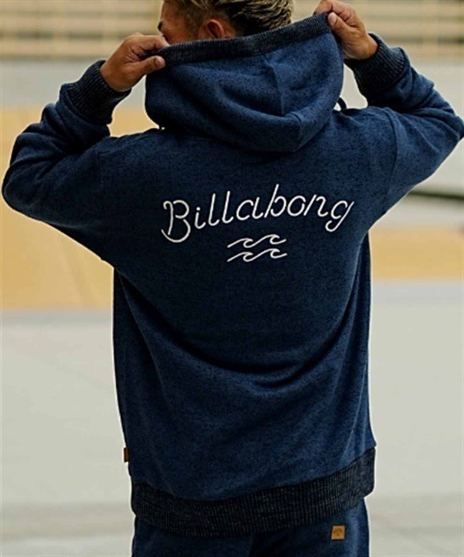 BILLABONG/ビラボン KNIT FLEECE ニット フリース ジップアップ パーカー 裏起毛 セットアップ対応 BD012-024(OFW-M)