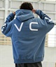 RVCA/ルーカ メンズ プルオーバーパーカー バックプリント ルーズシルエット BD042-158(KHA-S)