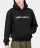 Carhartt WIP/カーハートダブリューアイピー メンズ スウェットパーカー ルーズシルエット I030547(BK/WT-S)