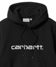 Carhartt WIP/カーハートダブリューアイピー メンズ スウェットパーカー ルーズシルエット I030547(BK/WT-S)