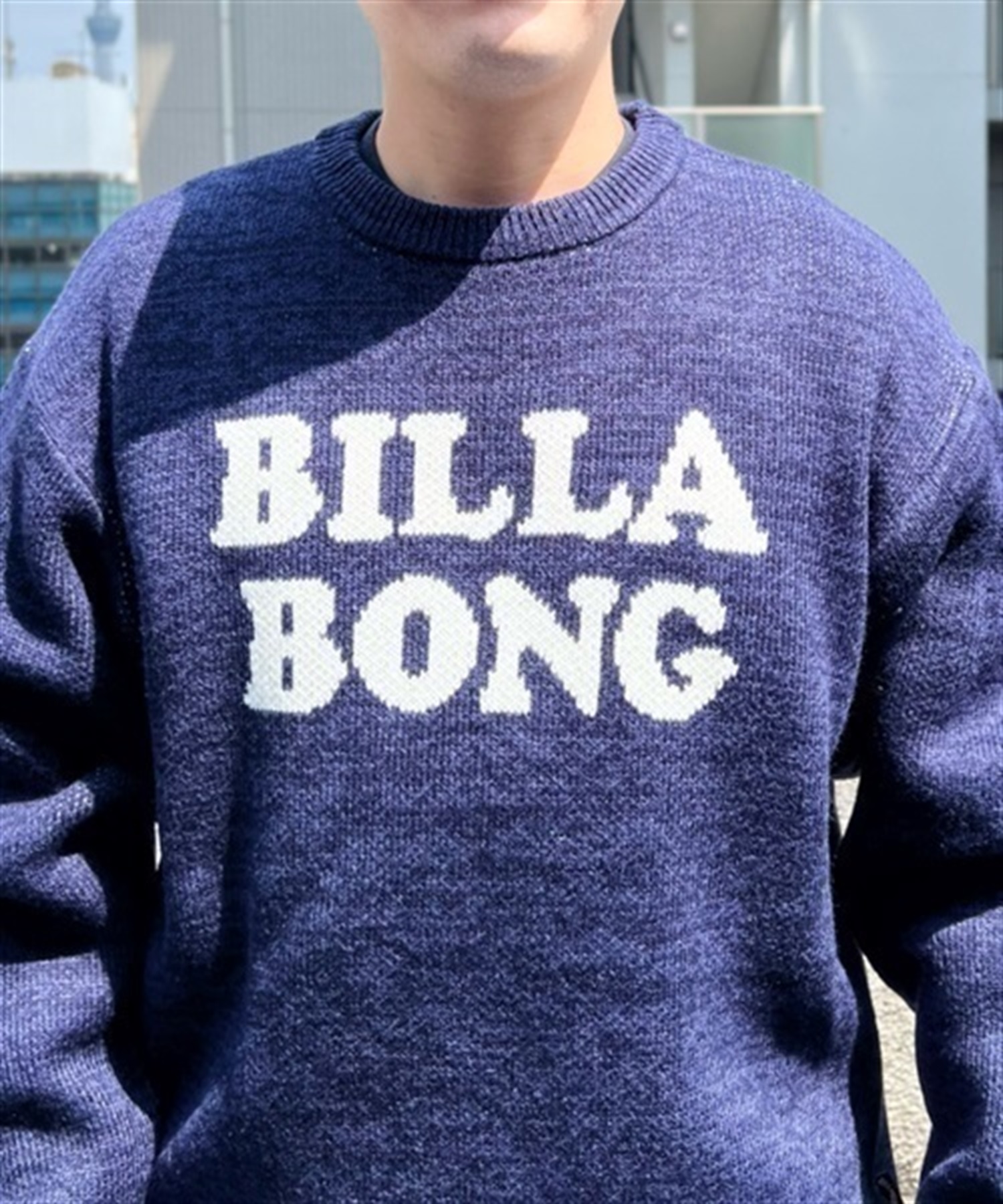 BILLABONG/ビラボン アクリルニット セーター クルーネック ニット