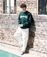 THRASHER/スラッシャー セーター バックワードロゴ ビックシルエット クルーネックニット 23MS-SW1 ムラサキスポーツ別注(GRY-M)