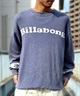 BILLABONG ビラボン BE011-690 長袖 Tシャツ クルーネックニット コットン ニット くすみカラー(CHR-M)