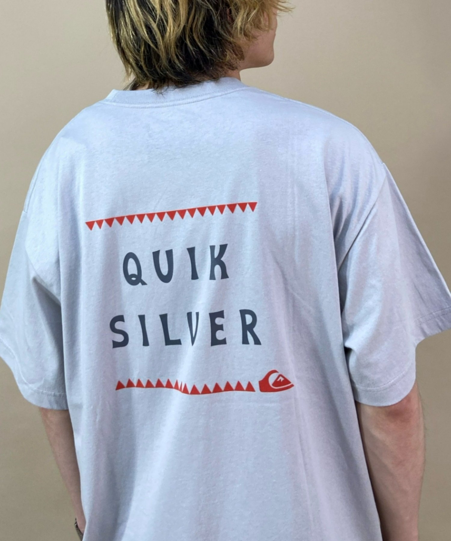 QUIKSILVER クイックシルバー QST222604M メンズ 半袖 Tシャツ カットソー サーフ リゾート 海水浴 ムラサキスポーツ限定(GRY-M)
