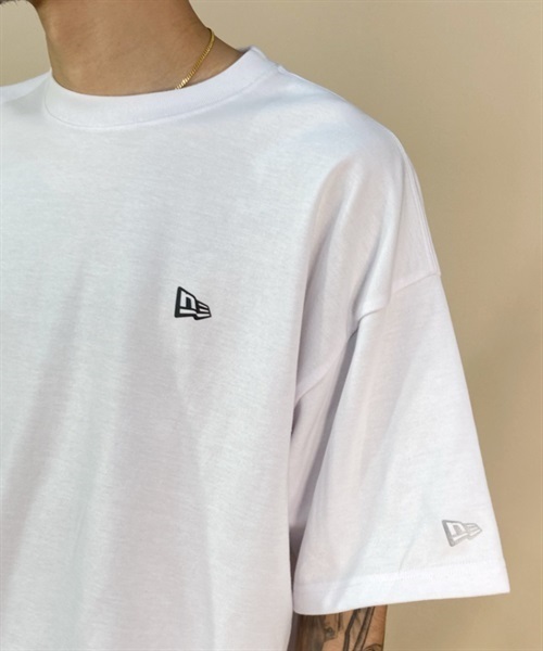 NEW ERA ニューエラ SS OS TEE PFMC VERT LOGO 13516845 メンズ 半袖 Tシャツ バックプリント KK1 A20(WHT-M)