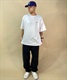 NEW ERA ニューエラ SS OS TEE PFMC VERT LOGO 13516845 メンズ 半袖 Tシャツ バックプリント KK1 A20(WHT-M)