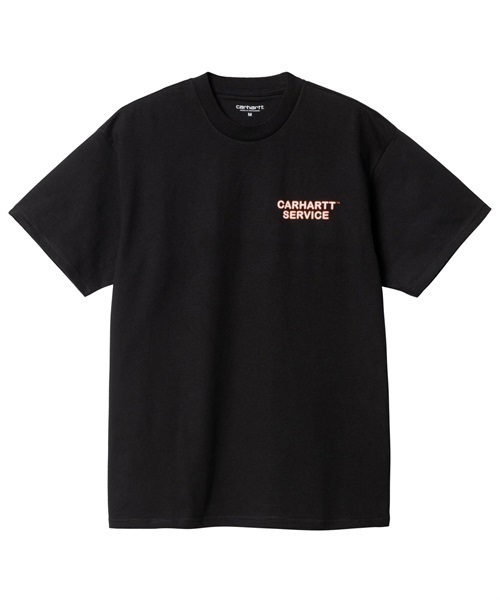 Carhartt WIP/カーハートダブリューアイピー 半袖Tシャツ バックプリント コットン I031756(BK-M)