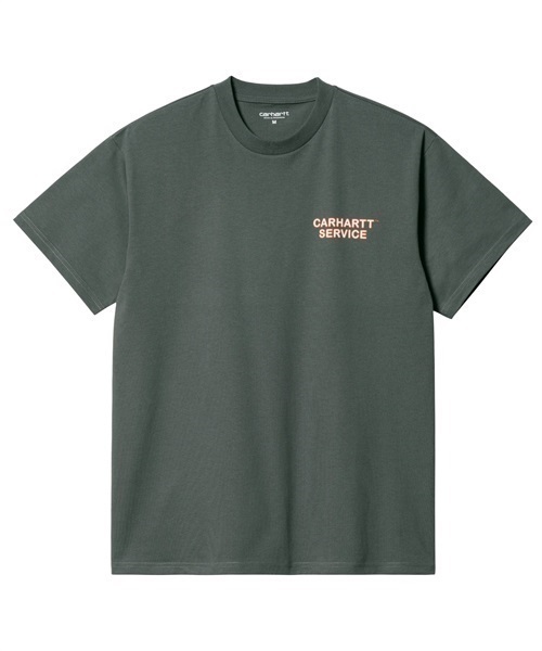 Carhartt WIP/カーハートダブリューアイピー 半袖Tシャツ バックプリント コットン I031756(BK-M)