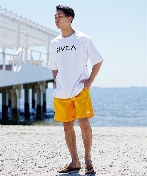 RVCA ルーカ BD041-P21 メンズ 半袖 Tシャツ KK1 C7(WHT-M)
